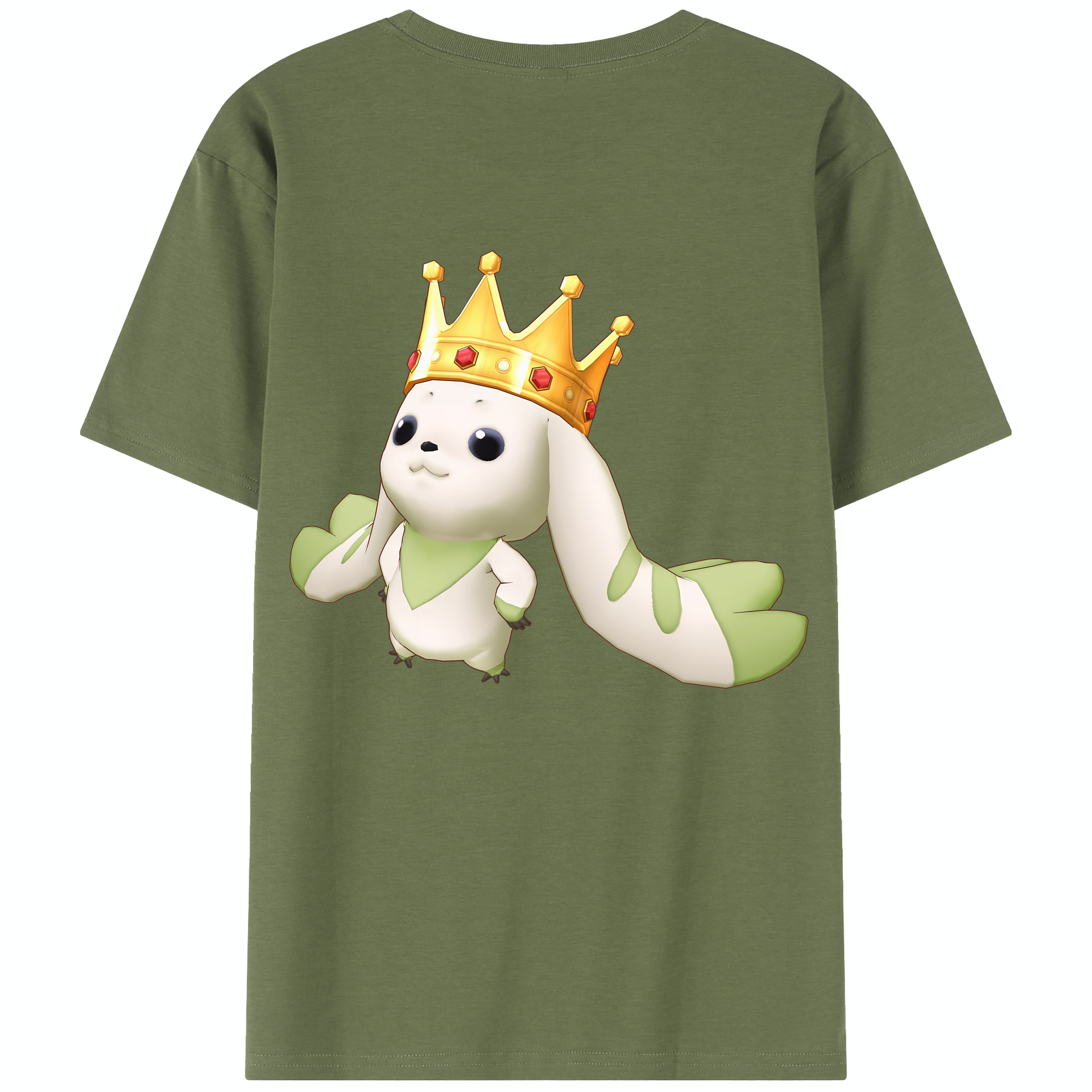 （画像用） Digimon デジタルモンスター/デジモン 綿100％半袖Tシャツ（背面プリント）